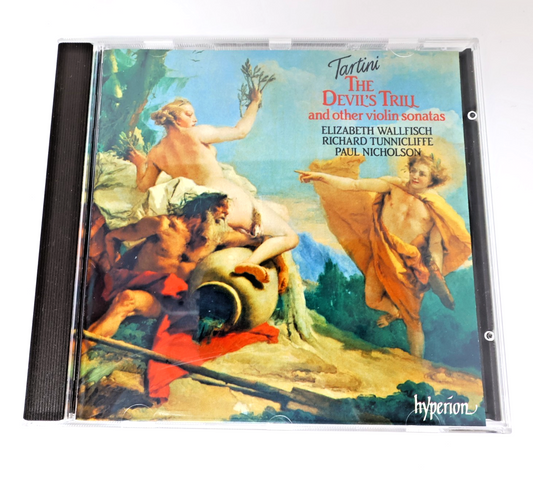 Tartini The Devil's Trill & Other Violin Sonatas CD Wallfisch/Tunnicliffe 1991