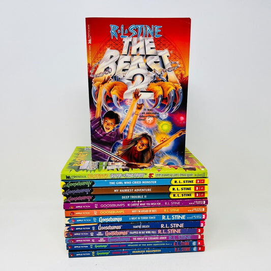 13x R.L. Stine Mixed Lot Goosebumps/Ghosts of Fear Street/Series 2000/Beast 2