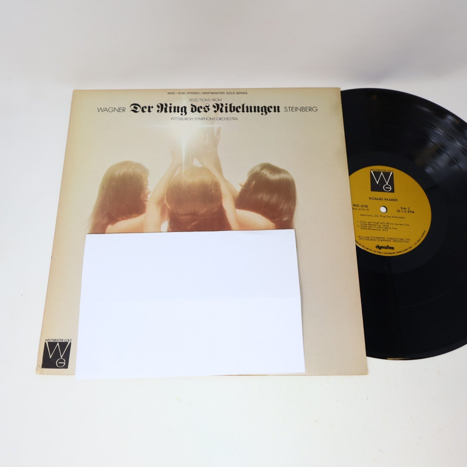 Wagner Steinberg Selections From Der Ring Des Nibelungen Record Vinyl WGS-8130