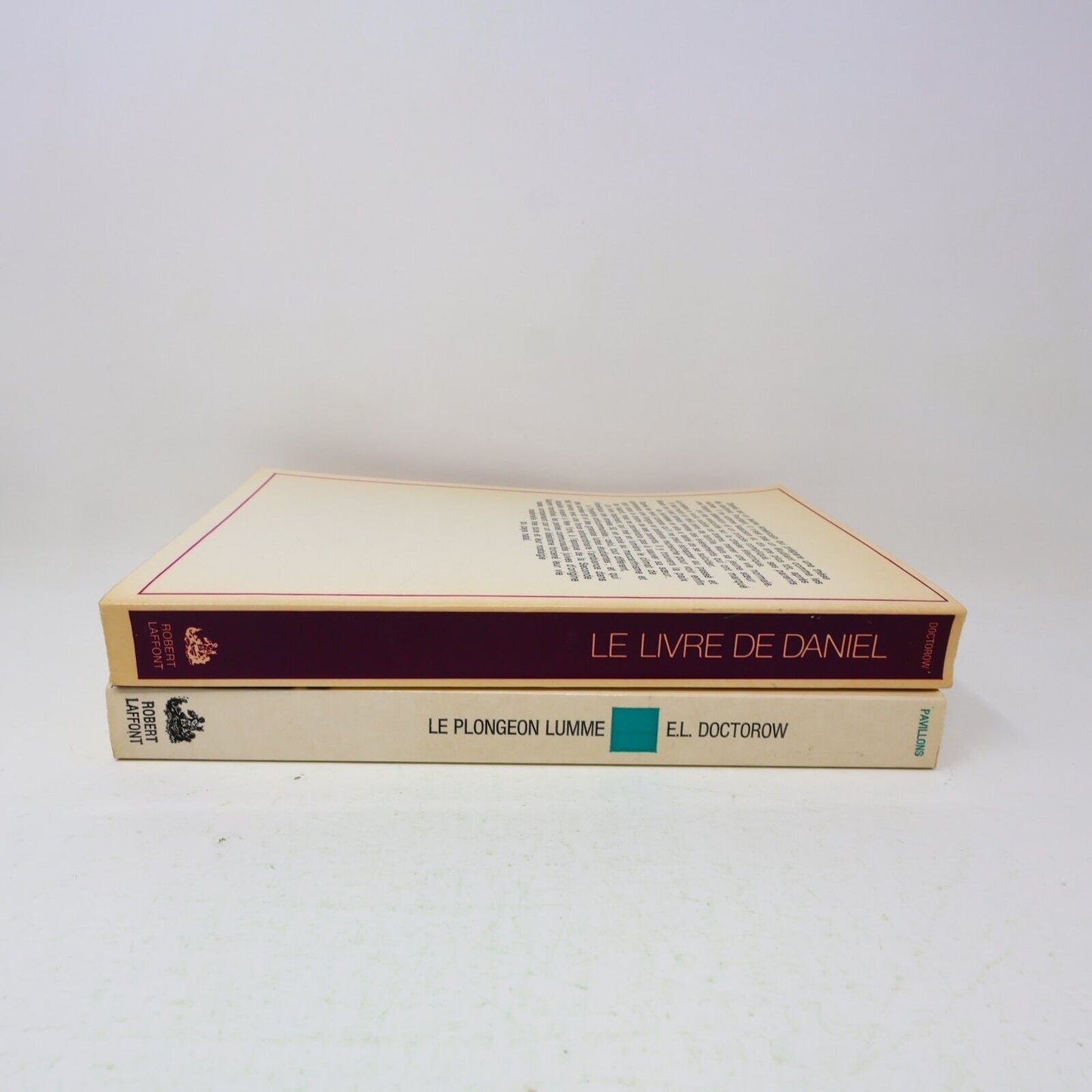 Lot 2 Edgar-Lawrence Doctorow Le Plongeon Lumme Le Livre de Daniel Français 80s