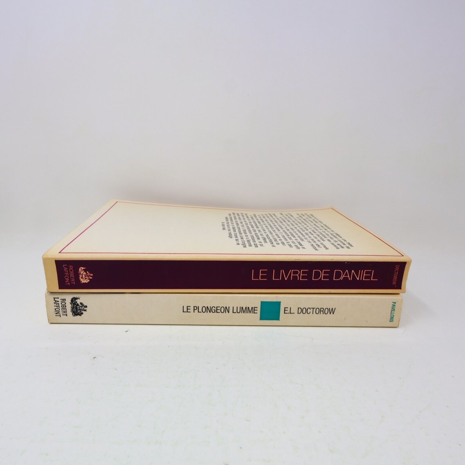 Lot 2 Edgar-Lawrence Doctorow Le Plongeon Lumme Le Livre de Daniel Français 80s