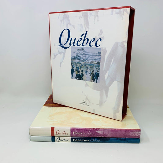 Coffret de Livres Musée du Québec Exposition "Plein la Vue" & "Passions d'Hiver"