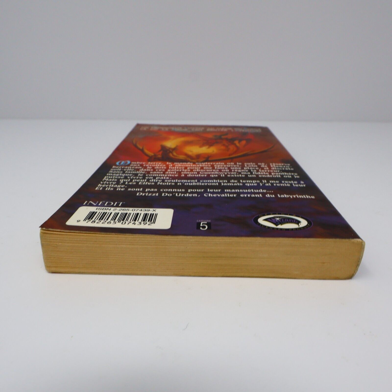 1990 Royaumes Oubliés #5 Terre d'Exil La Trilogie de l'Elfe Noir Fantasy Livre