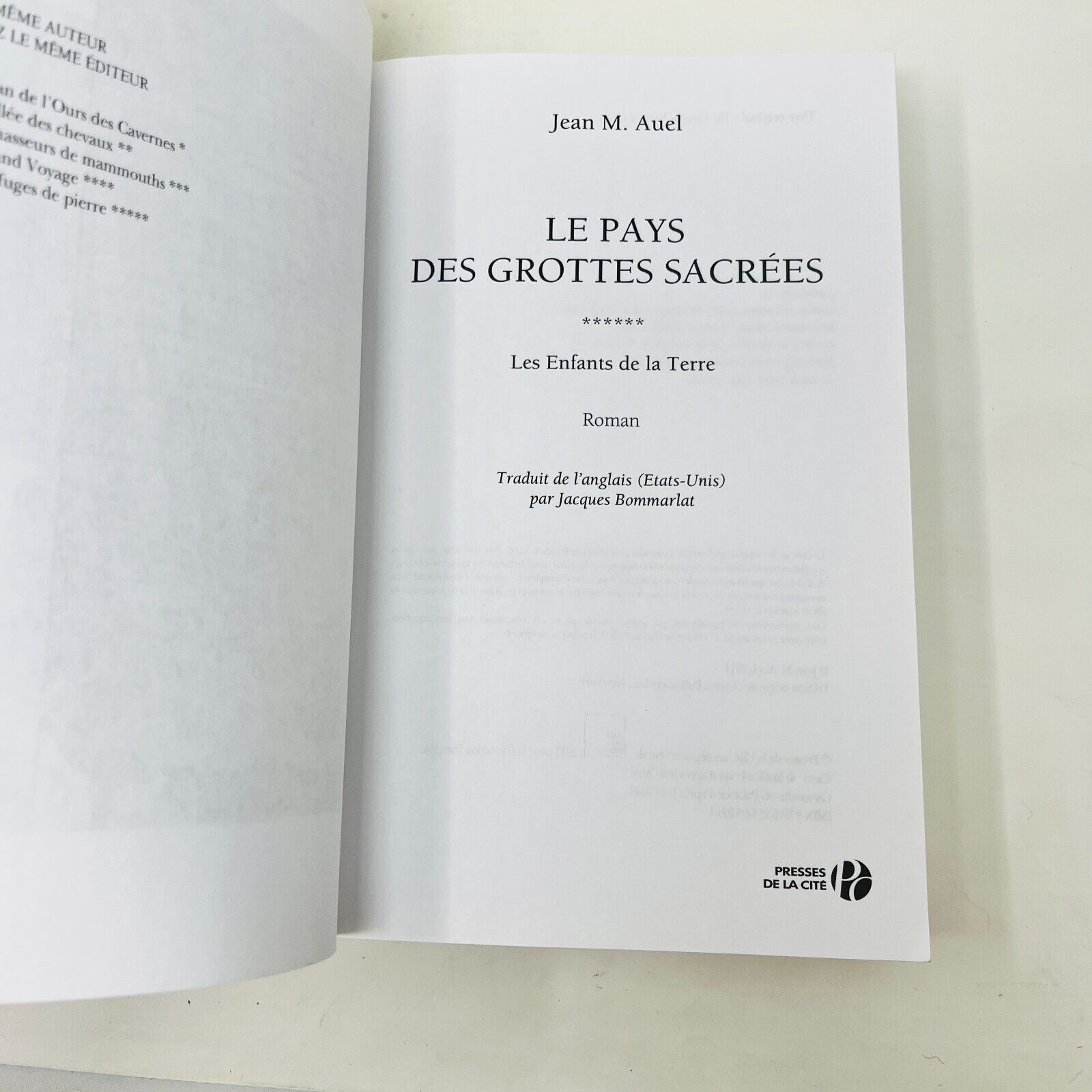 Les Enfants de la Terre 1-6 French Français Jean M. Auel Série Complète Livres