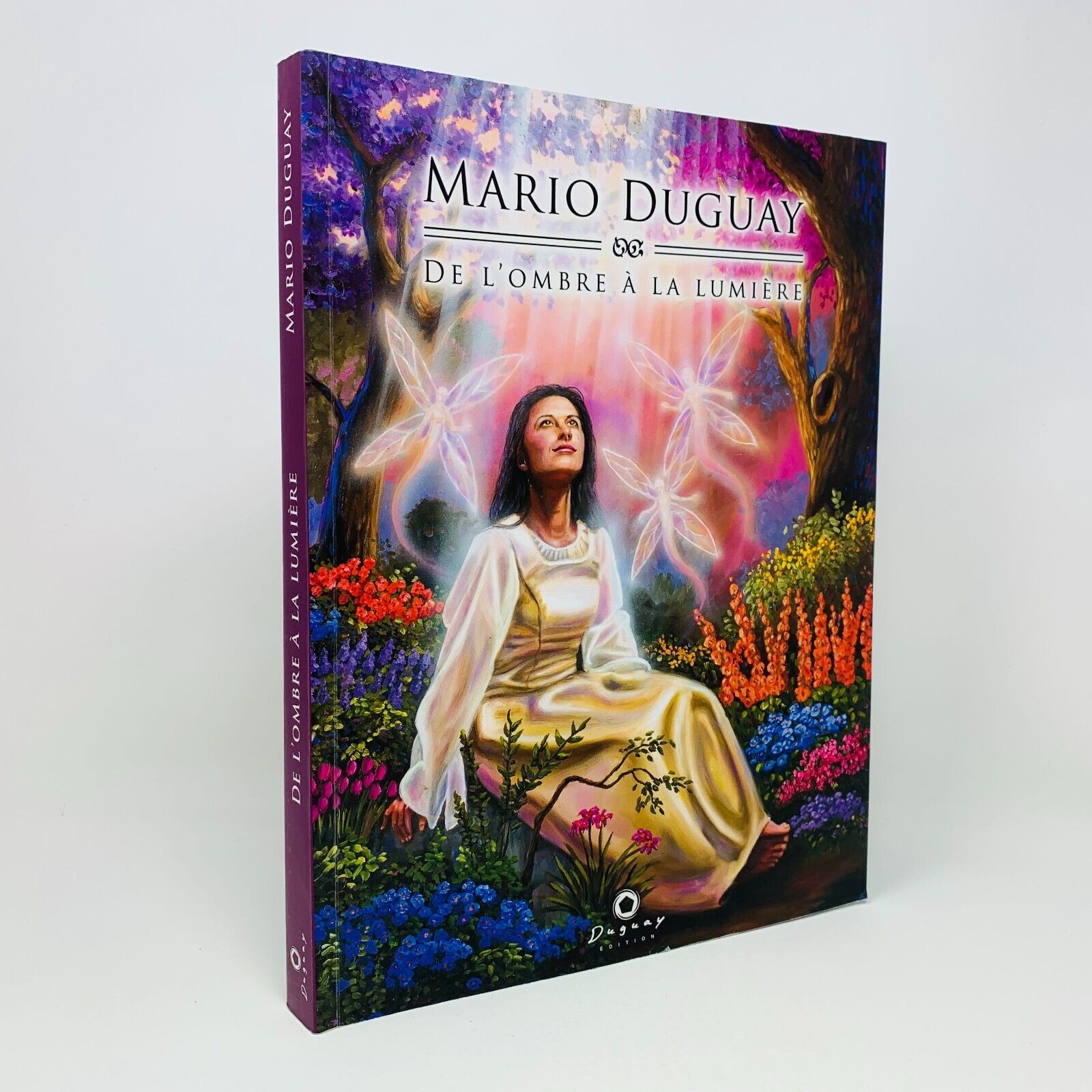 2012 Mario Duguay De l'Ombre à la Lumière Illustrations Peintures Français Livre