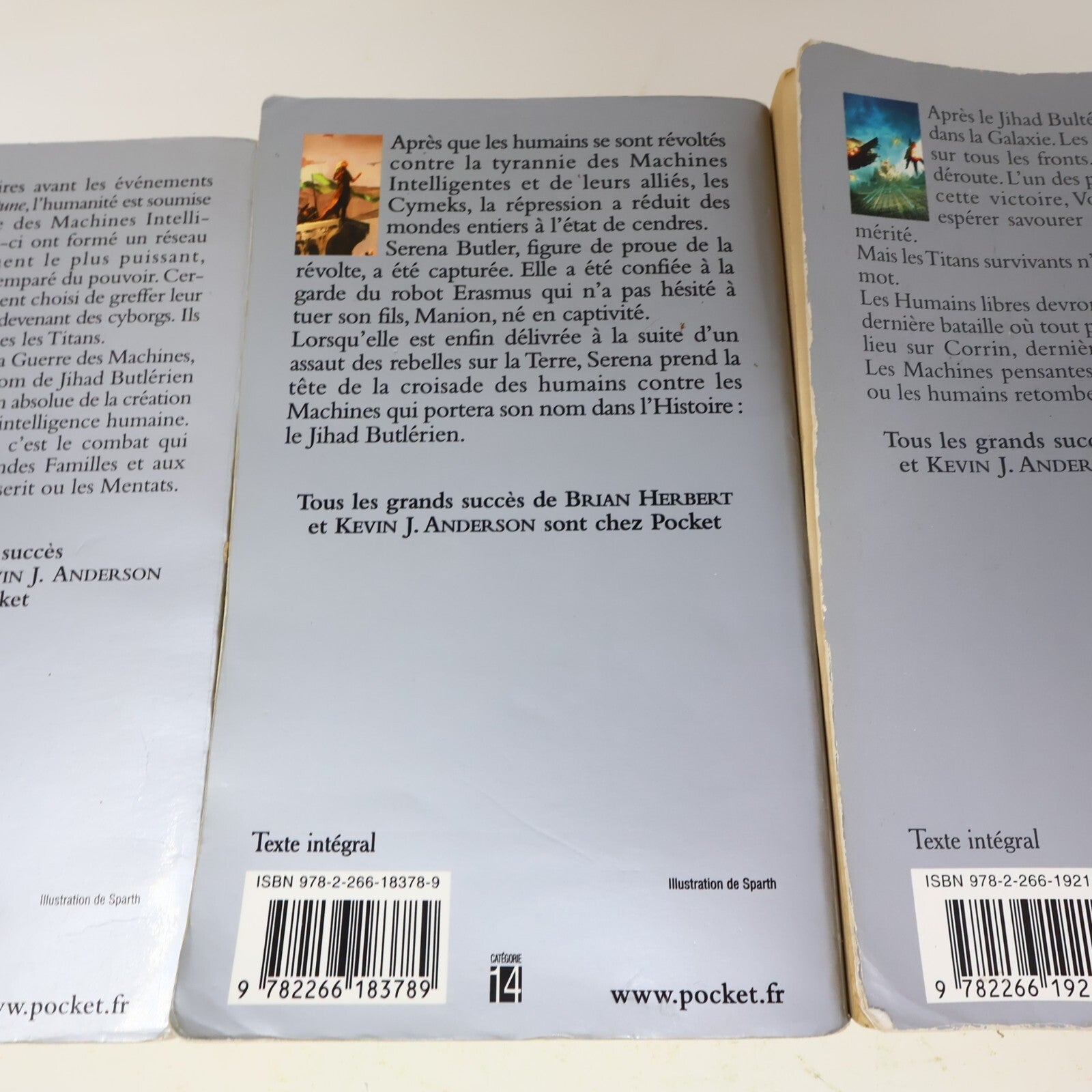Dune la Genèse #1-3 Série Complète Lot 3 Livres Brian Herbert/Kevin J. Anderson