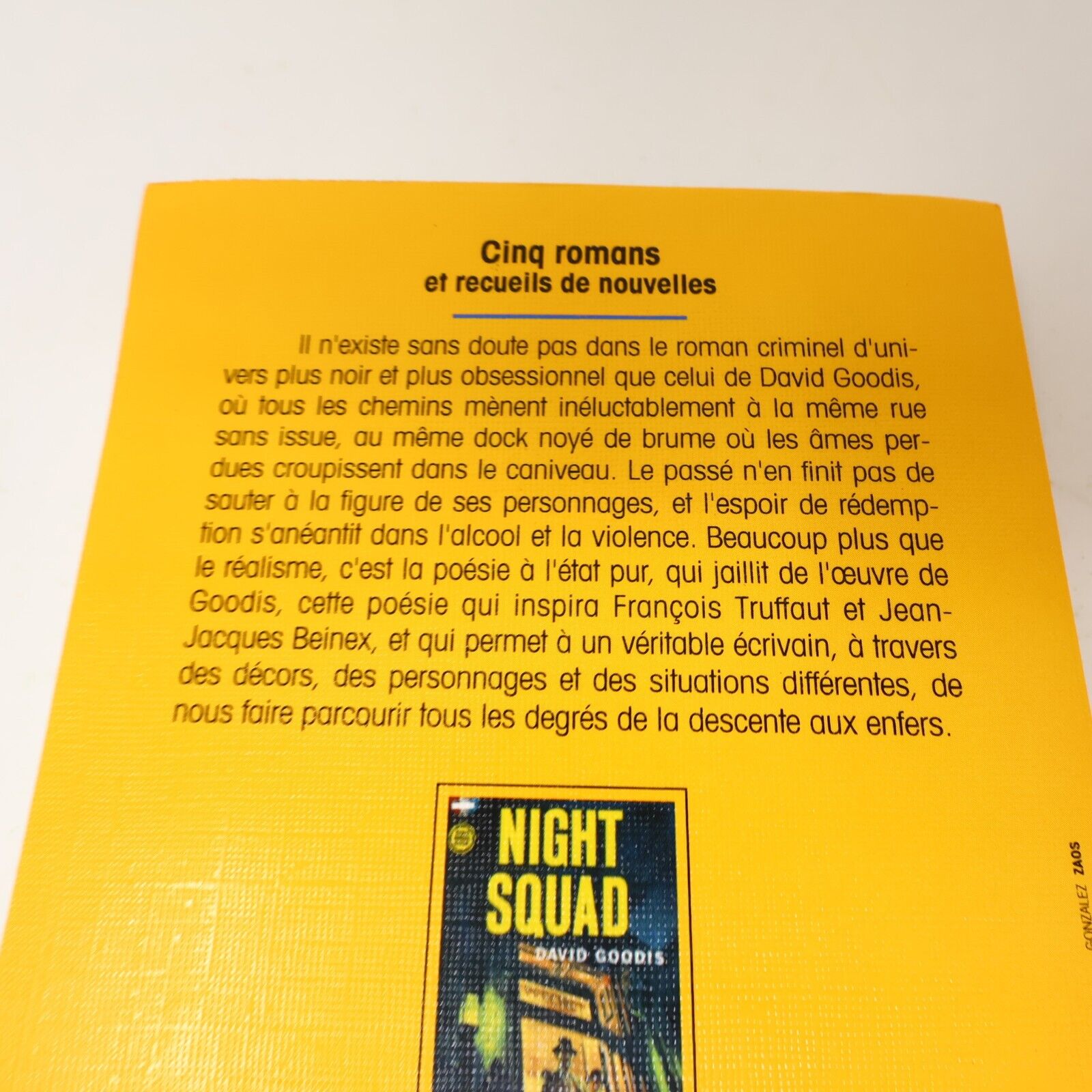 Intégrale David Goodis #2 1994 Librairie des Champs-Élysées Français Omnibus 90s