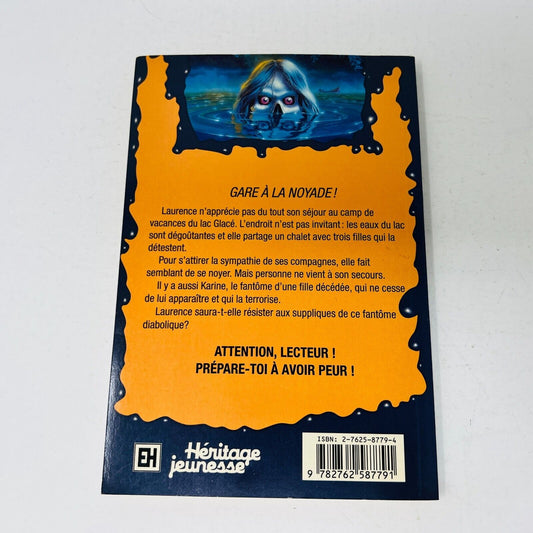 1998 Chair de Poule #54 La Malédiction du Lac Glacé Goosebumps Français RL Stine