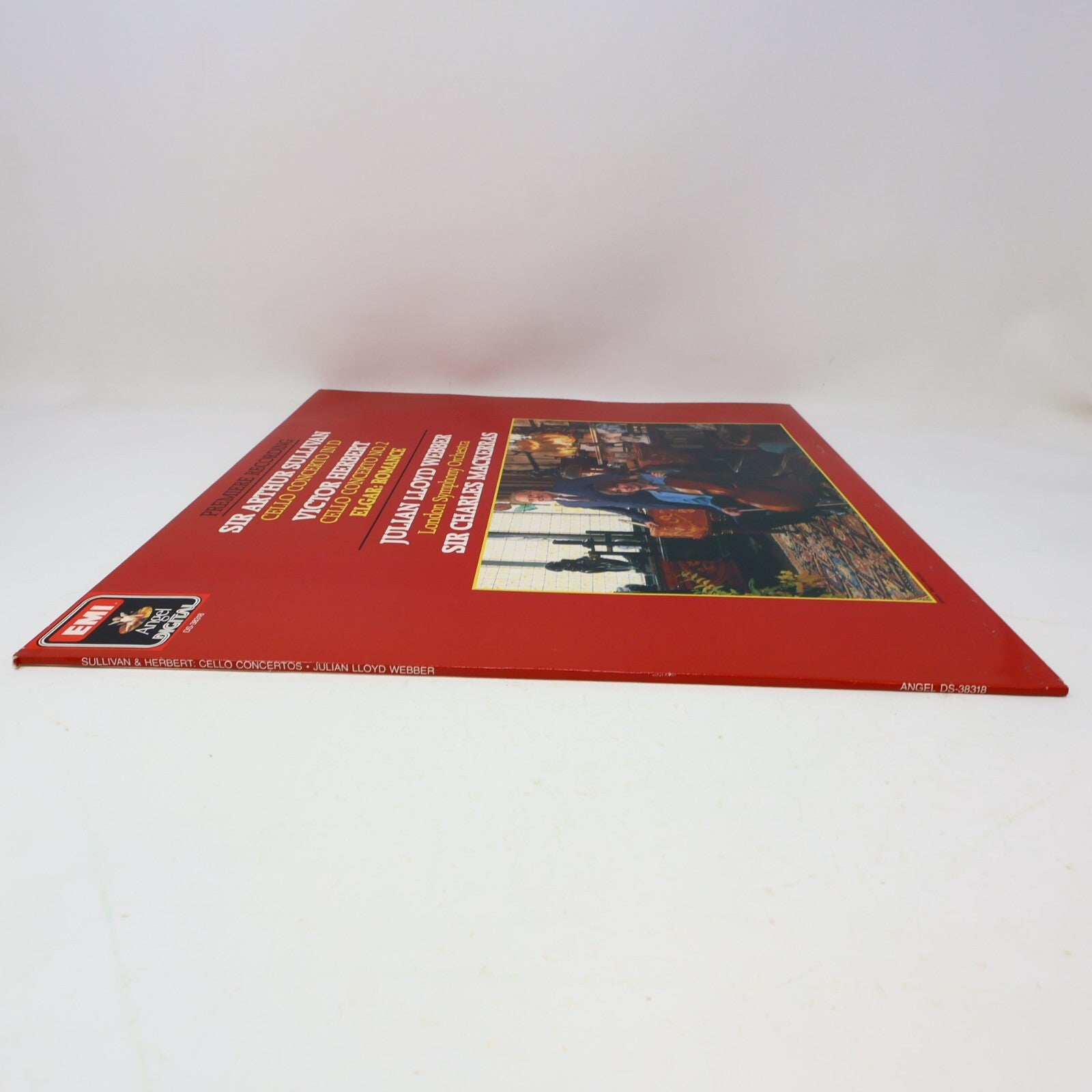 Julian Lloyd Webber Sir Arthur Sullivan Herbert Cello Elgar LP Record DS-38318