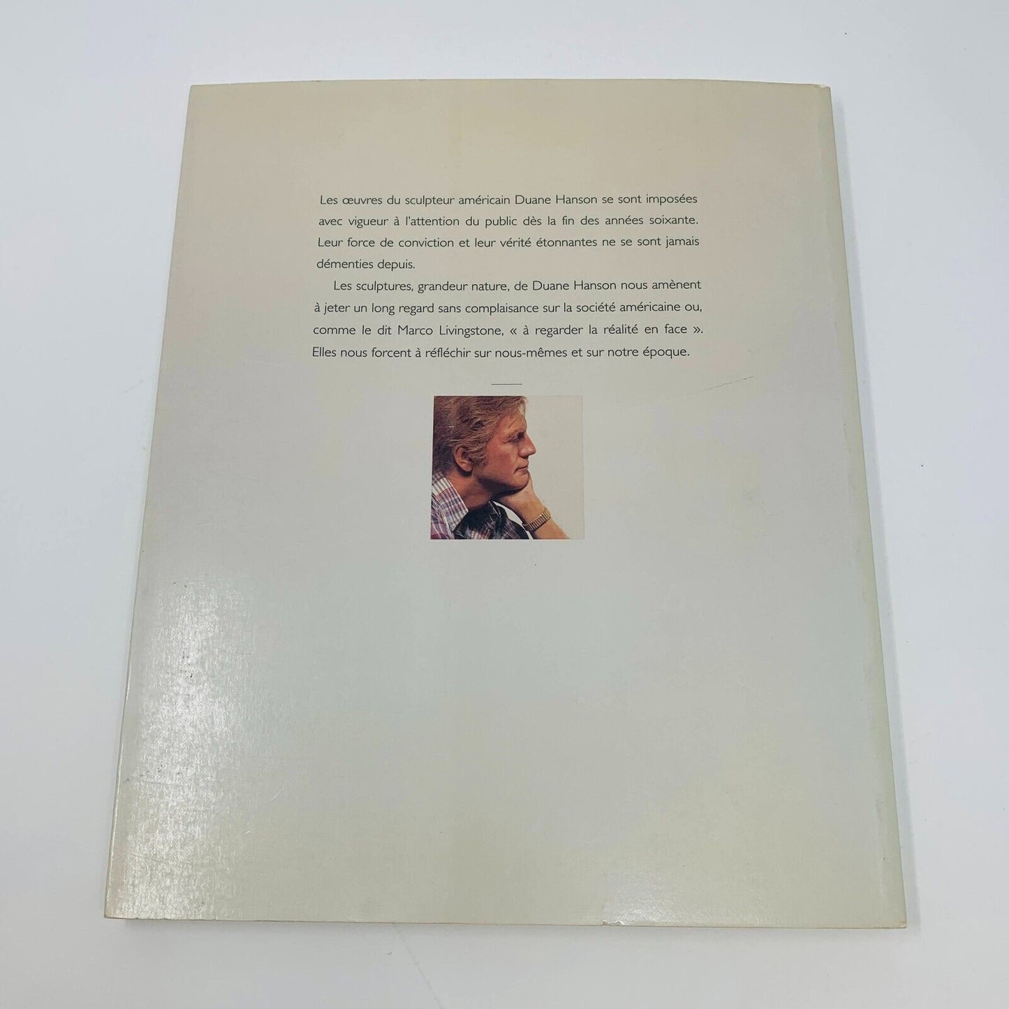 1994 Duane Hanson Musée des Beaux-Arts de Montréal Français Livre Sculptures 