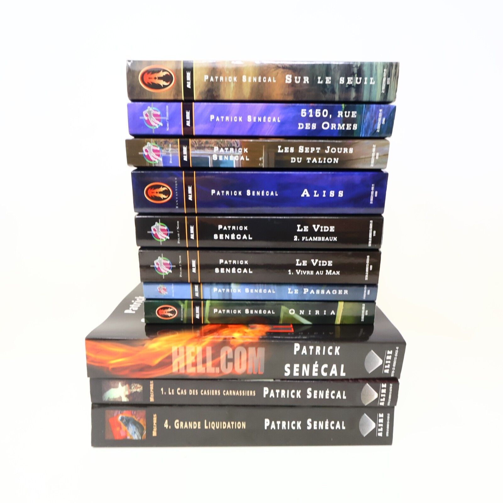 Patrick Senécal Thriller Horreur Lot 11 Livres Aliss Le Vide Oniria Français PB