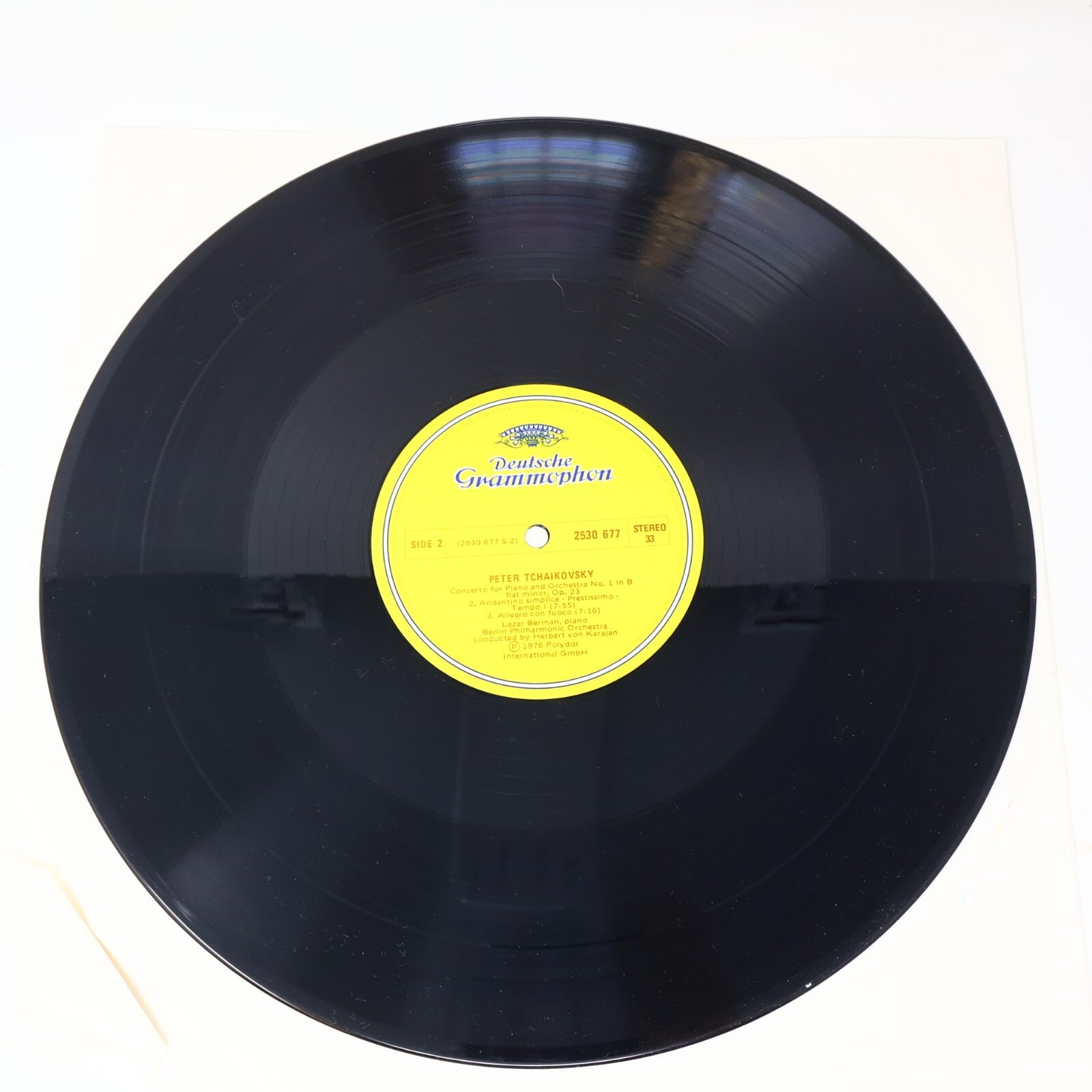 Tschaikowsky Von Karajan Lazar Berman Berliner Klavierkonzert 1 Record 2530 677