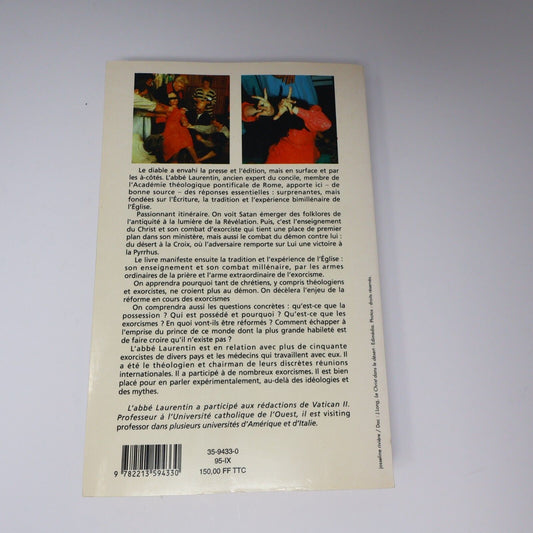 1995 Le Démon Mythe ou Réalité? de René Laurentin Paperback PB Fayard Religion