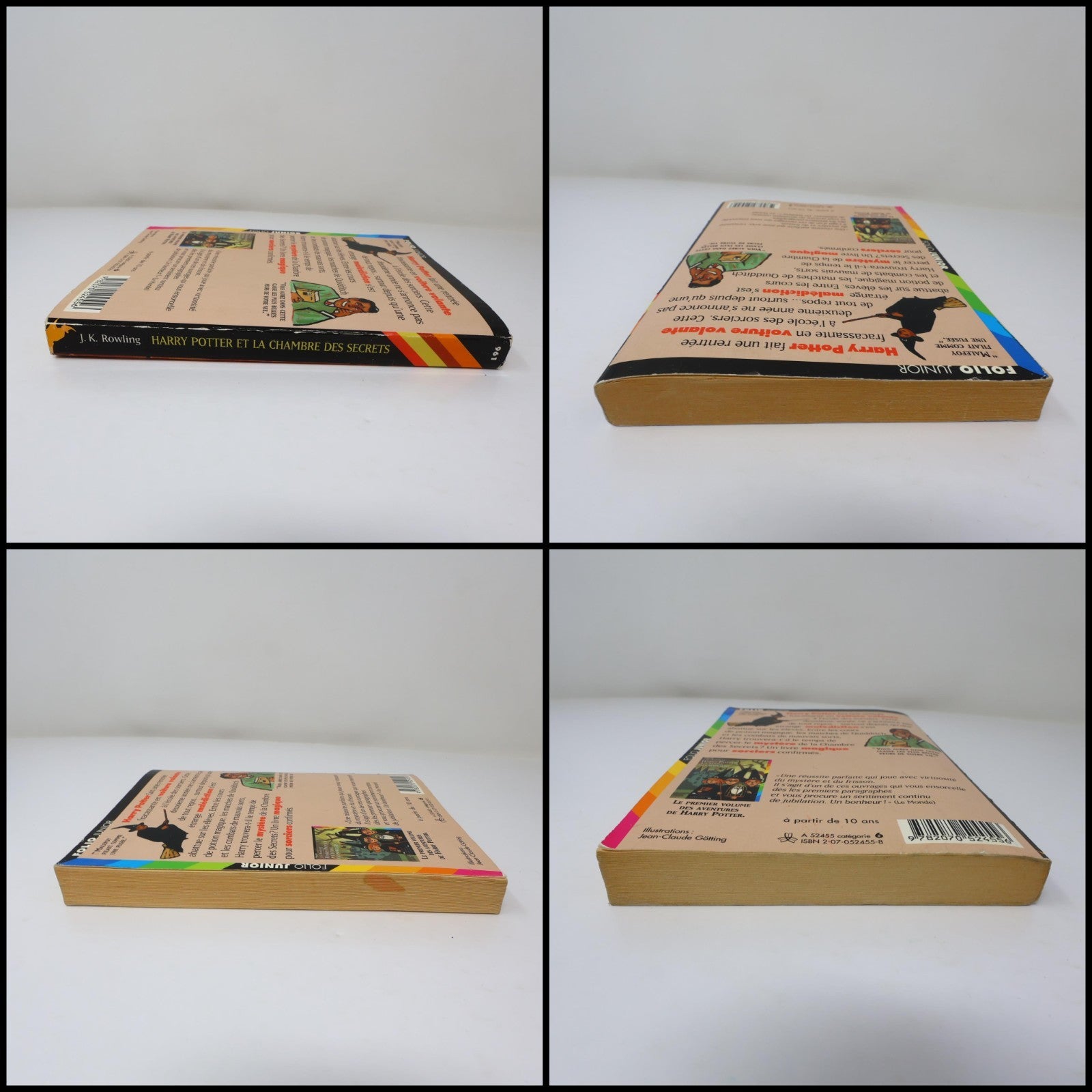 Harry Potter et la Chambre des Secrets Livre 1ère Édition Illustrée Août 1999 PB