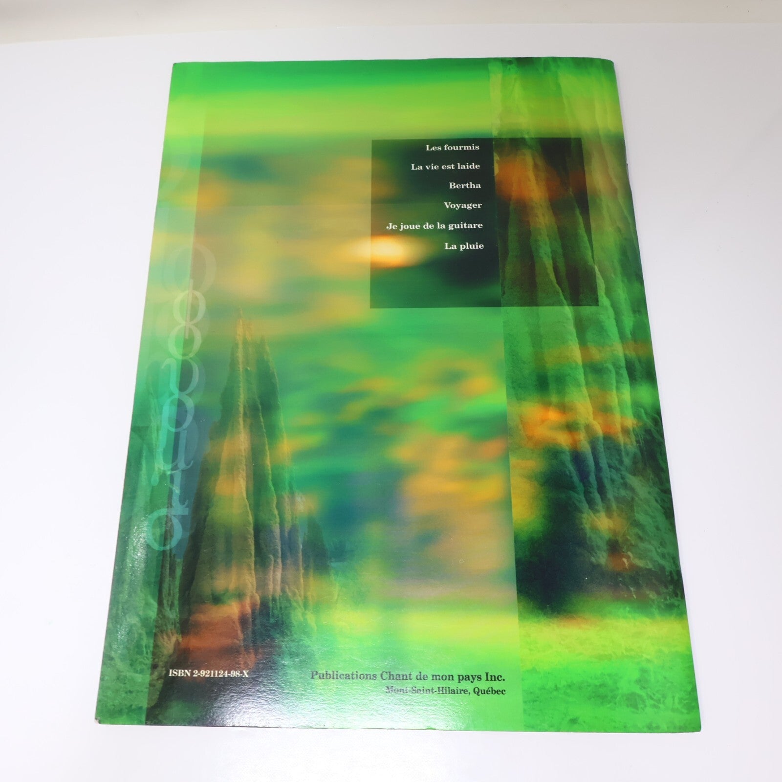Jean Leloup Les Fourmis Extraits Partitions Songbook La Vie est Laide/Bertha