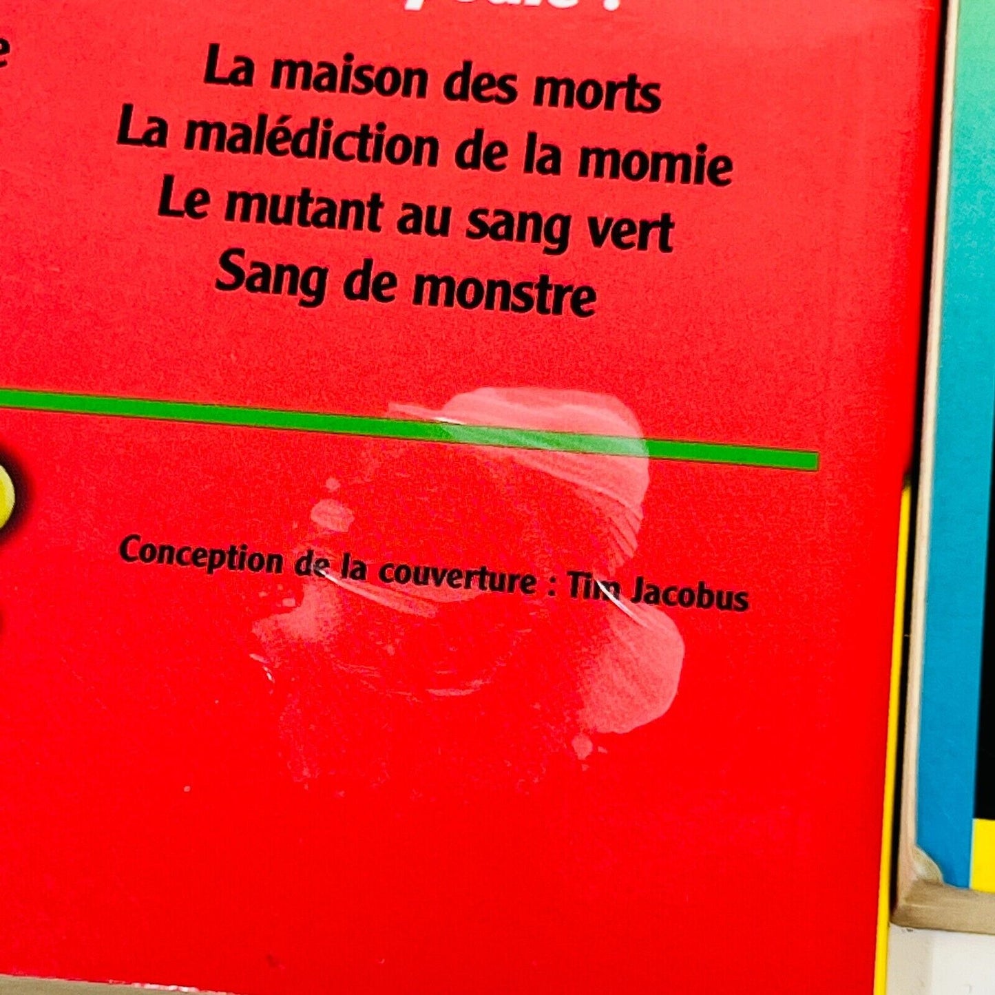 4x Chair de Poule Lot Goosebumps in French/Français R.L. Stine Le Masque Hanté