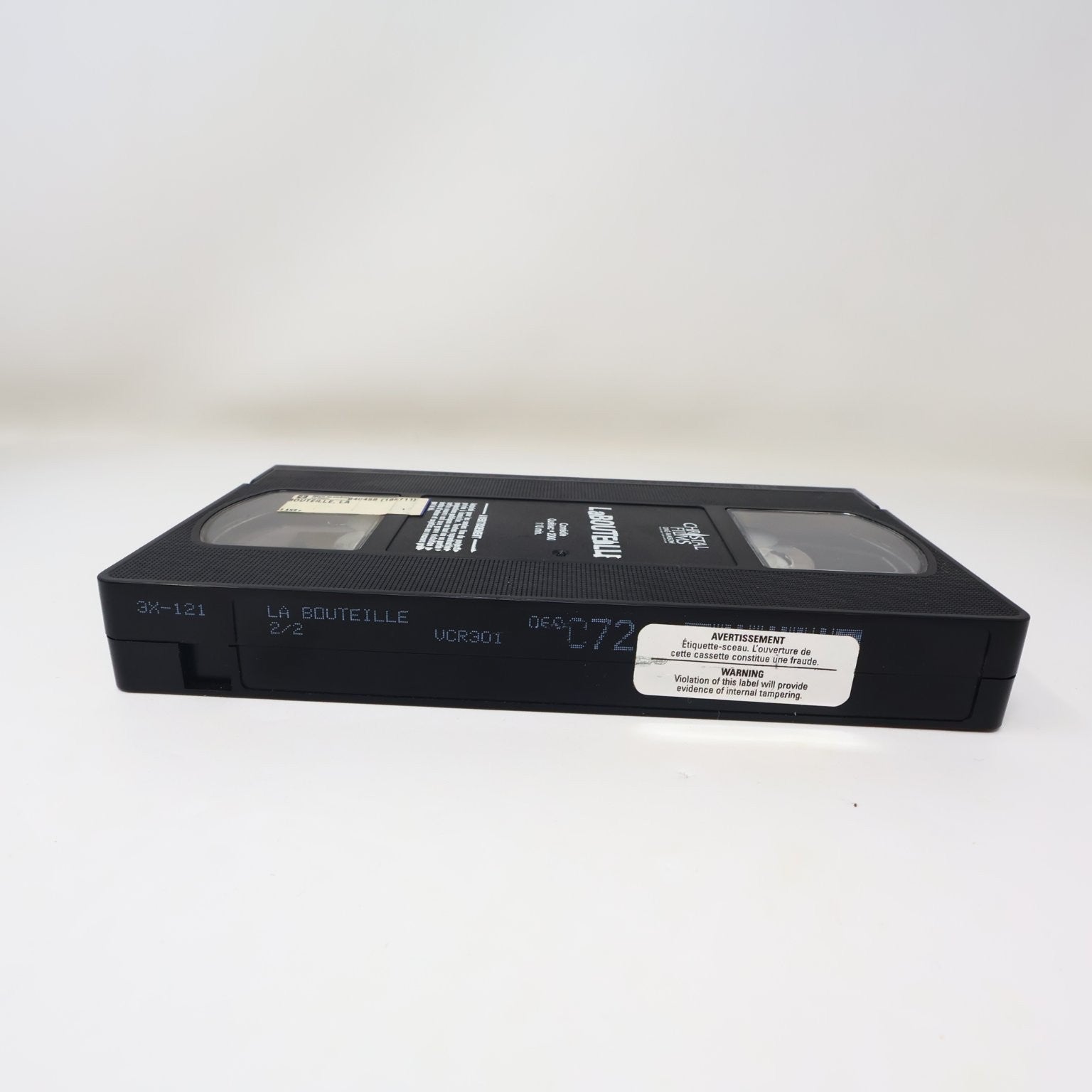 La Bouteille VHS 2000 Comédie Québec Jean Lapointe/Réal Bossé/Sylvie Moreau NTSC