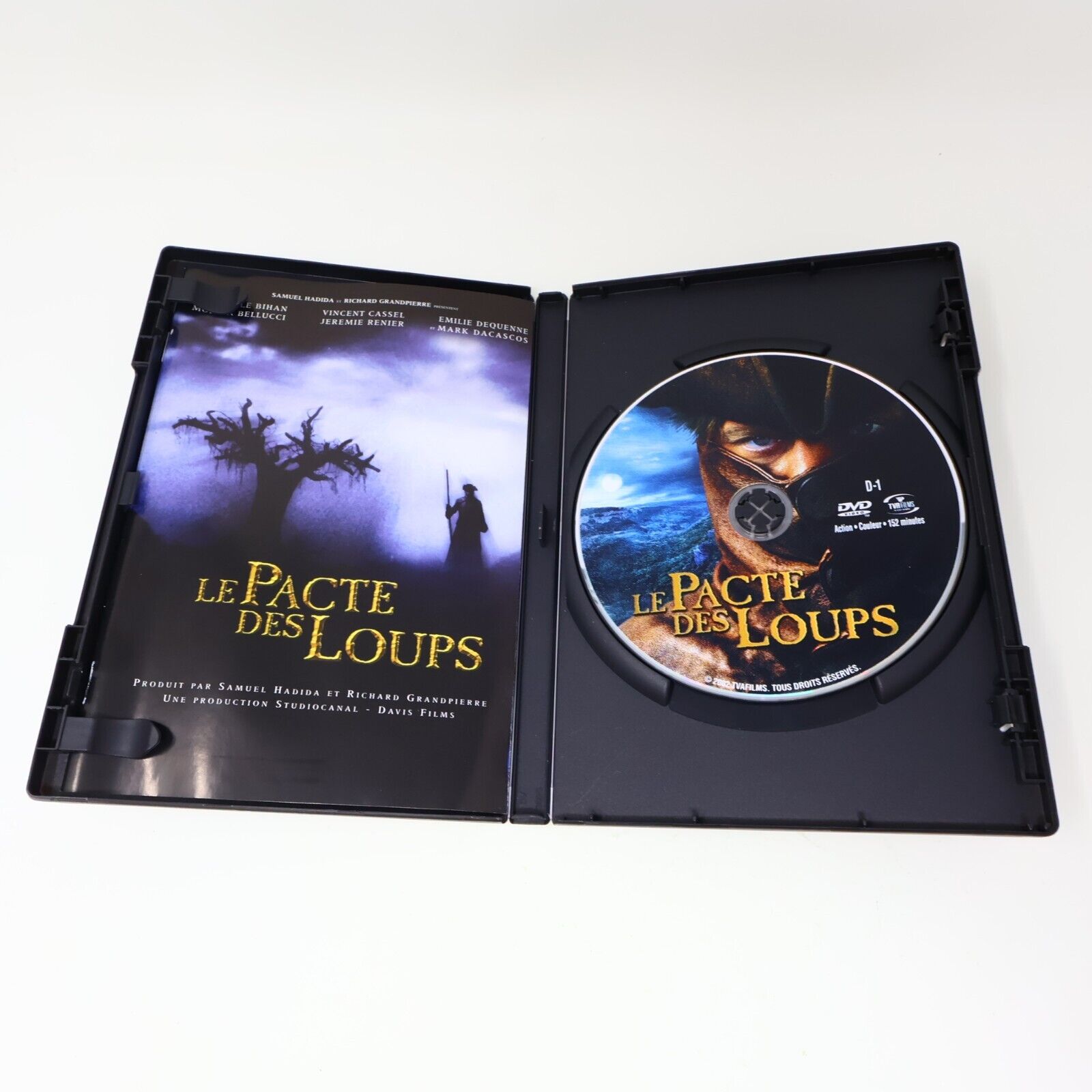 Le Pacte des Loups DVD Testé Français French NTSC Vincent Cassel Monica Bellucci
