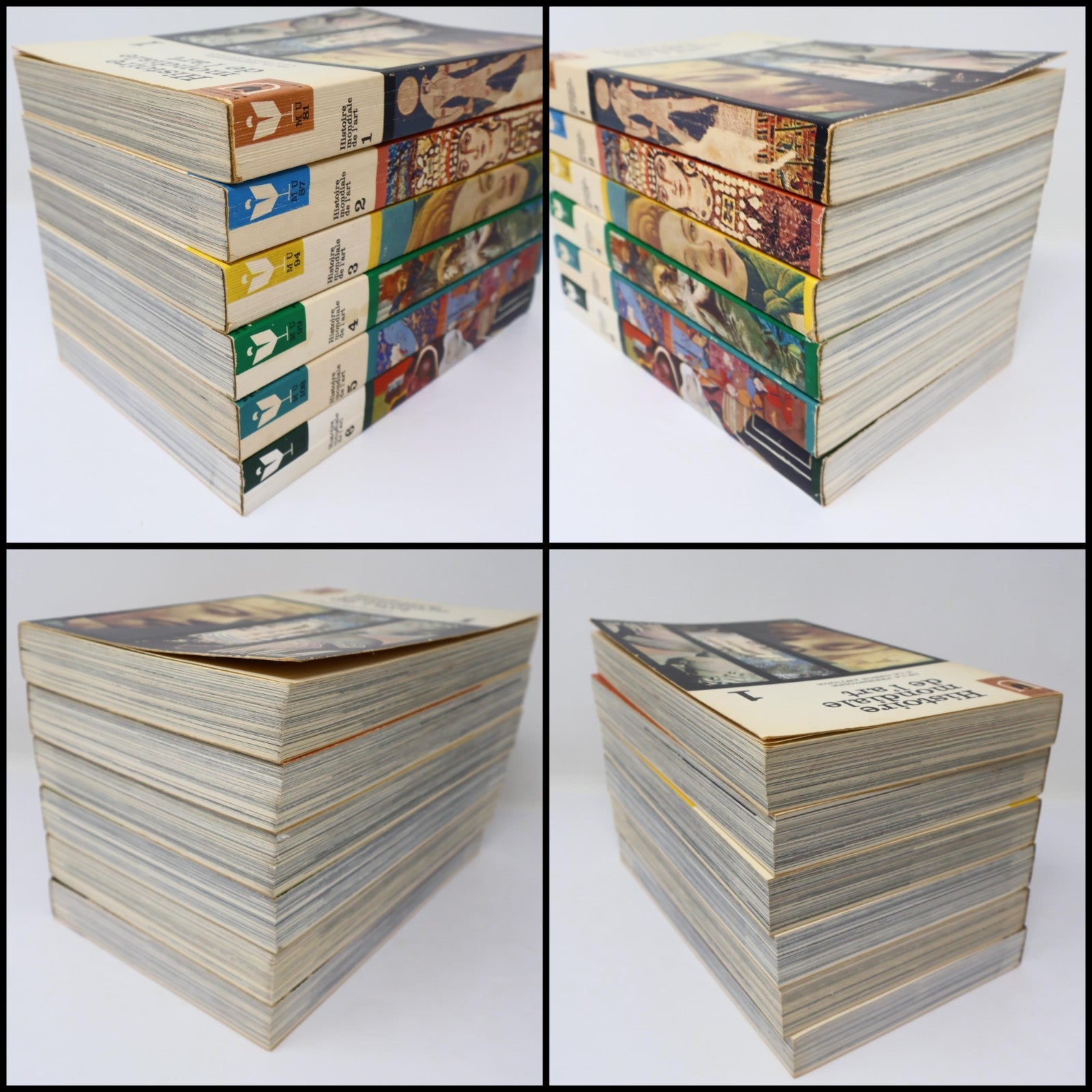 Histoire Mondiale de l'Art #1-6 Marabout Université Série Complète Lot 6 Livres