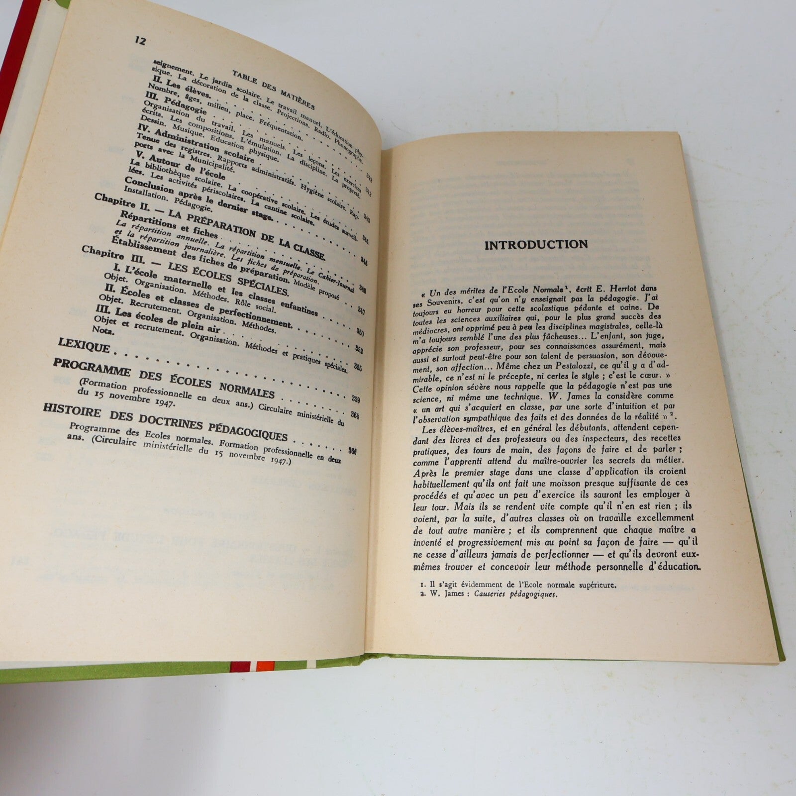1966 Pédagogie Générale par l'Étude des Doctrines Pédagogiques J.Leif/G. Rustin