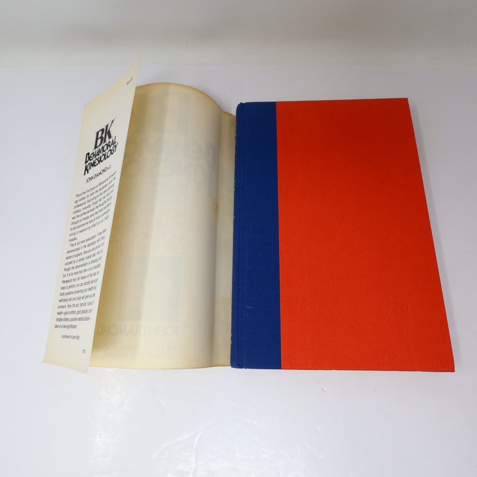 Bk Behavioral Kinesiology John Diamond Harper & Row 1979 HC DJ Health 1st Print
