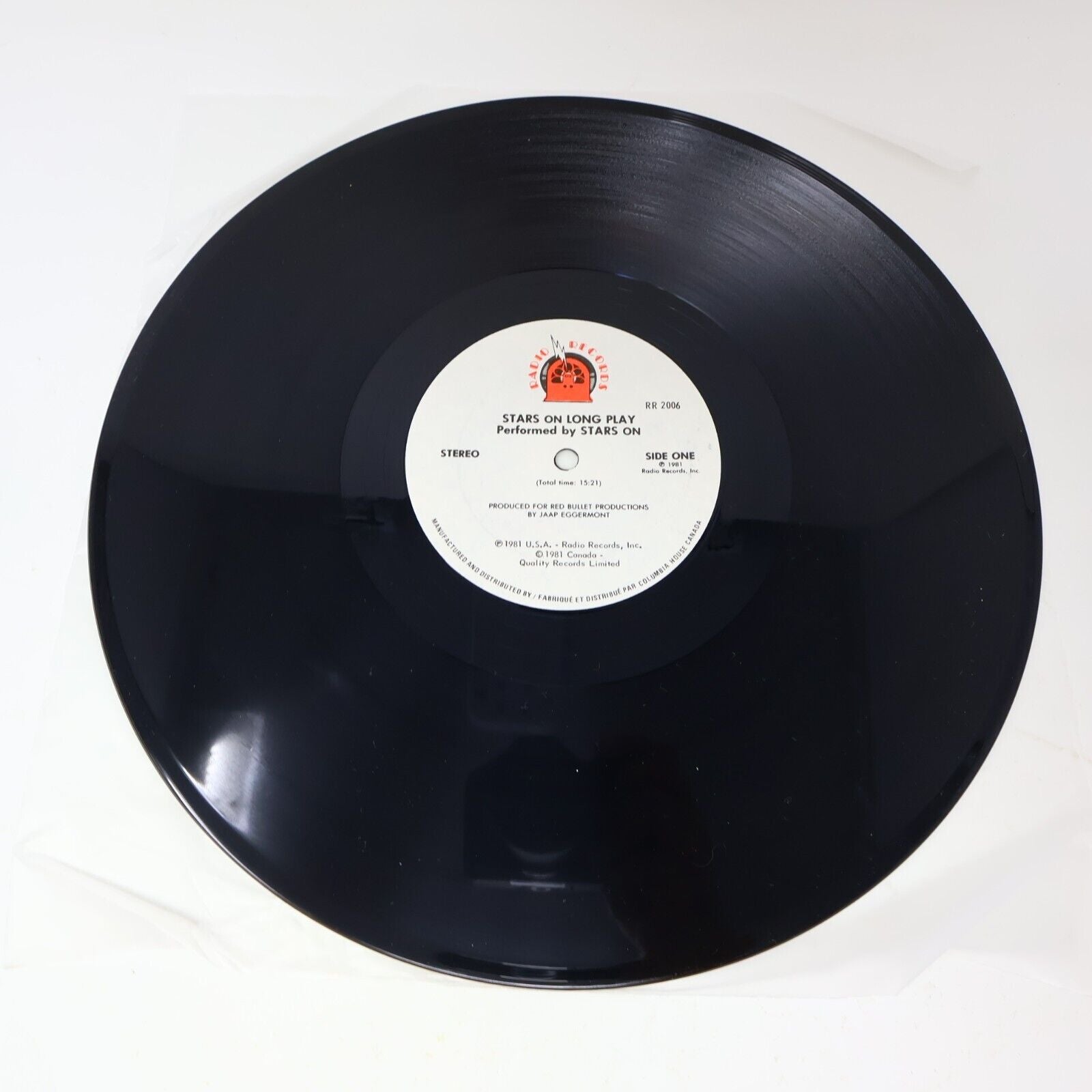 Stars On Long Play LP Record Vinyl 1981 RR 2006 Canada Radio Records Disco 80s