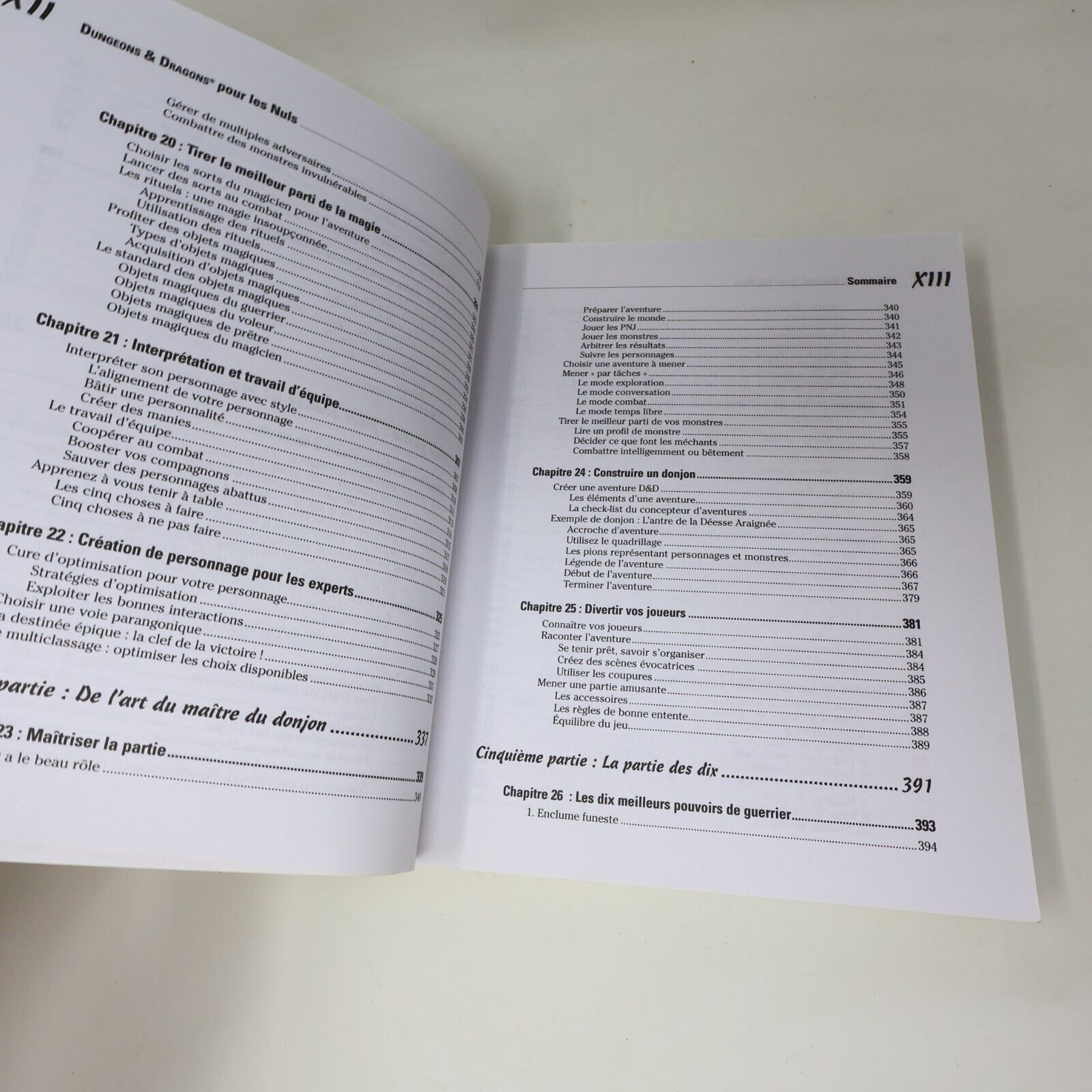 2009 Dungeons & Dragons 4e Edition pour les Nuls Slavicsek/Baker First RPG PB