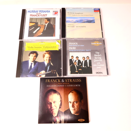 César Franck 5 CD Lot Classical Murray Perahia/Dutoit/Thibaudet/Bingham/Mintz