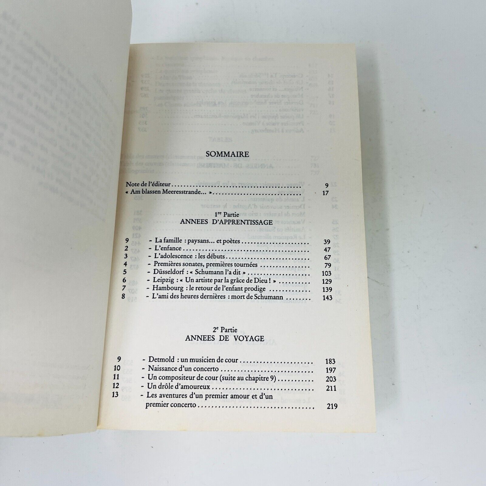 1990 Johannes Brahms de Claude Rostand Fayard Les Indispensables de la Musique