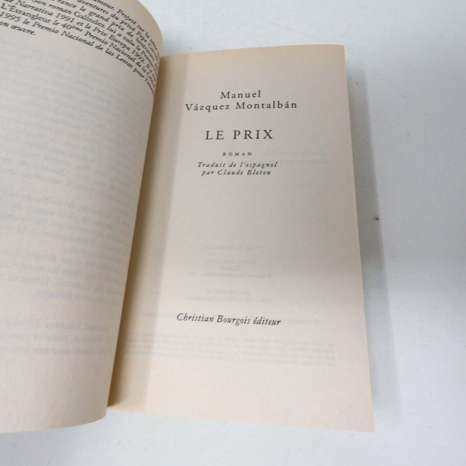 Points Policier Lot 9 Livres Français Christian Bourgois Le Prix Tout se Paye