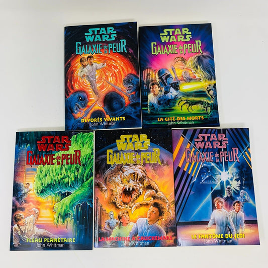 Galaxie de la Peur #1-5 Star Wars de John Whitman Pocket Français Lot Livres 90s