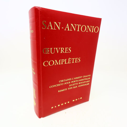 San Antonio Oeuvres Completes #XIX (19) 1979 Fleuve Noir Français Hardcover 70s
