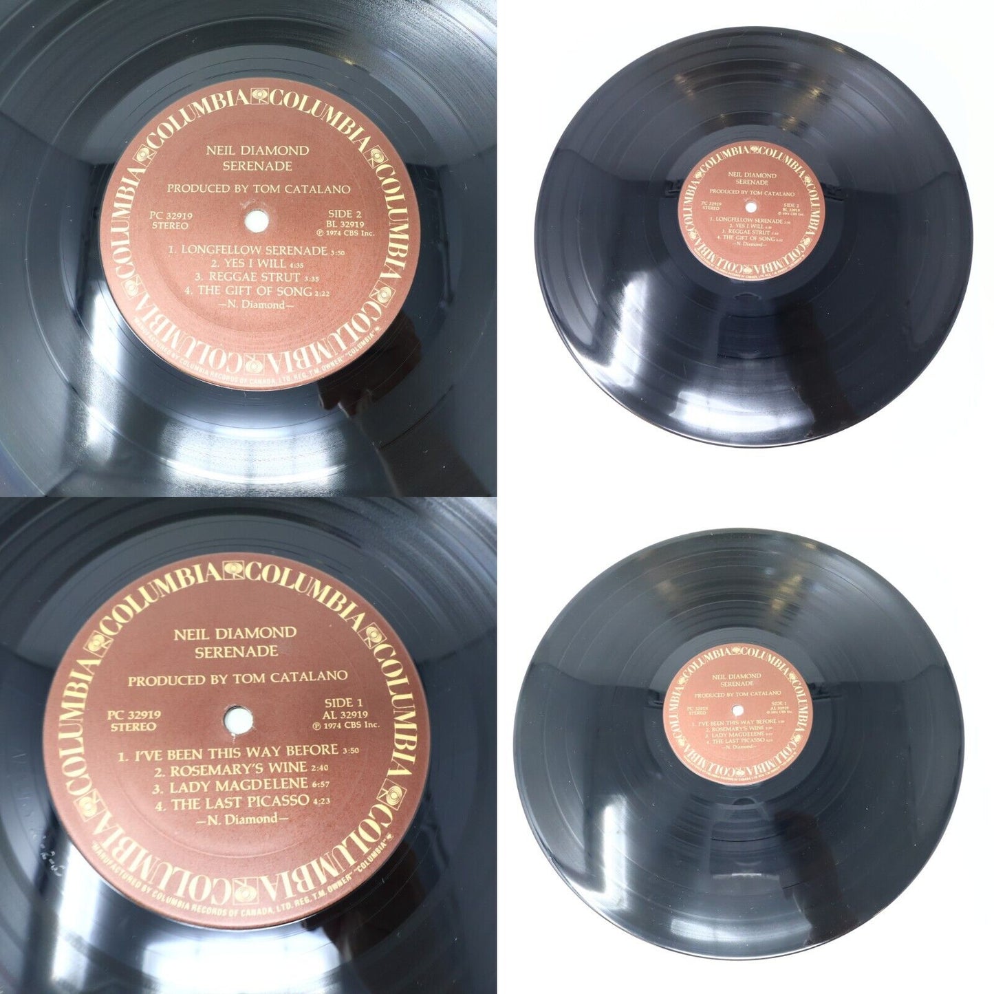 7x Neil Diamond LP Records Lot Serenade September Morn Rainbow Way To The Sky