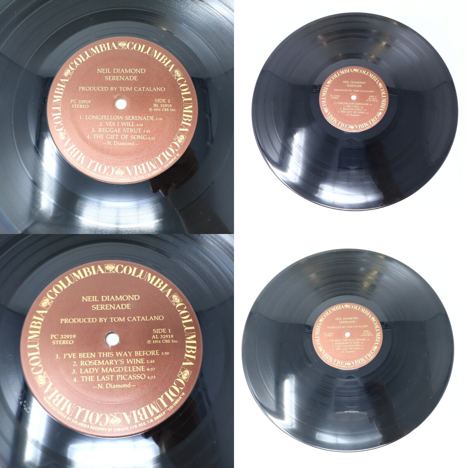 7x Neil Diamond LP Records Lot Serenade September Morn Rainbow Way To The Sky