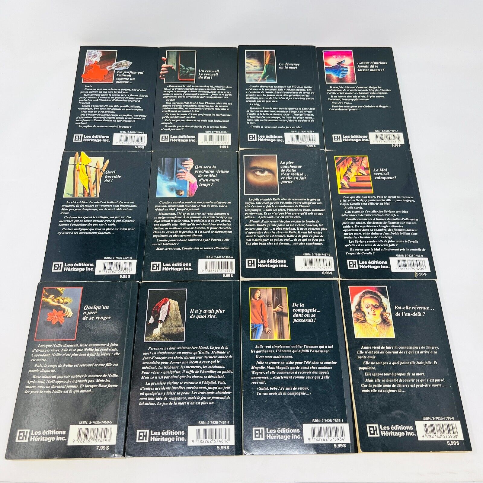 30x Frissons EH Lot Livres Quel Rendez-Vous/La Rouquine/Fenêtre Stine Français