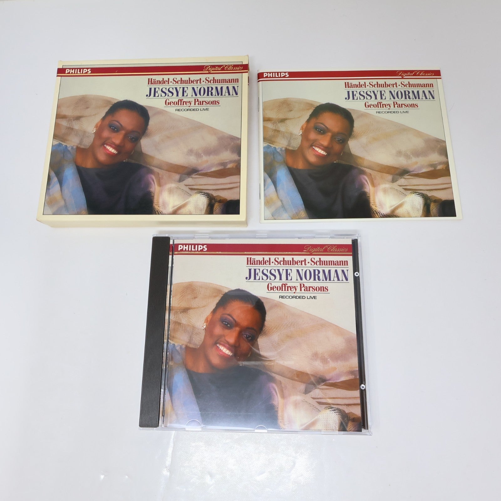Jessye Norman 2 CD Lot Handel Schubert Schumann/The Jessye Norman Collection