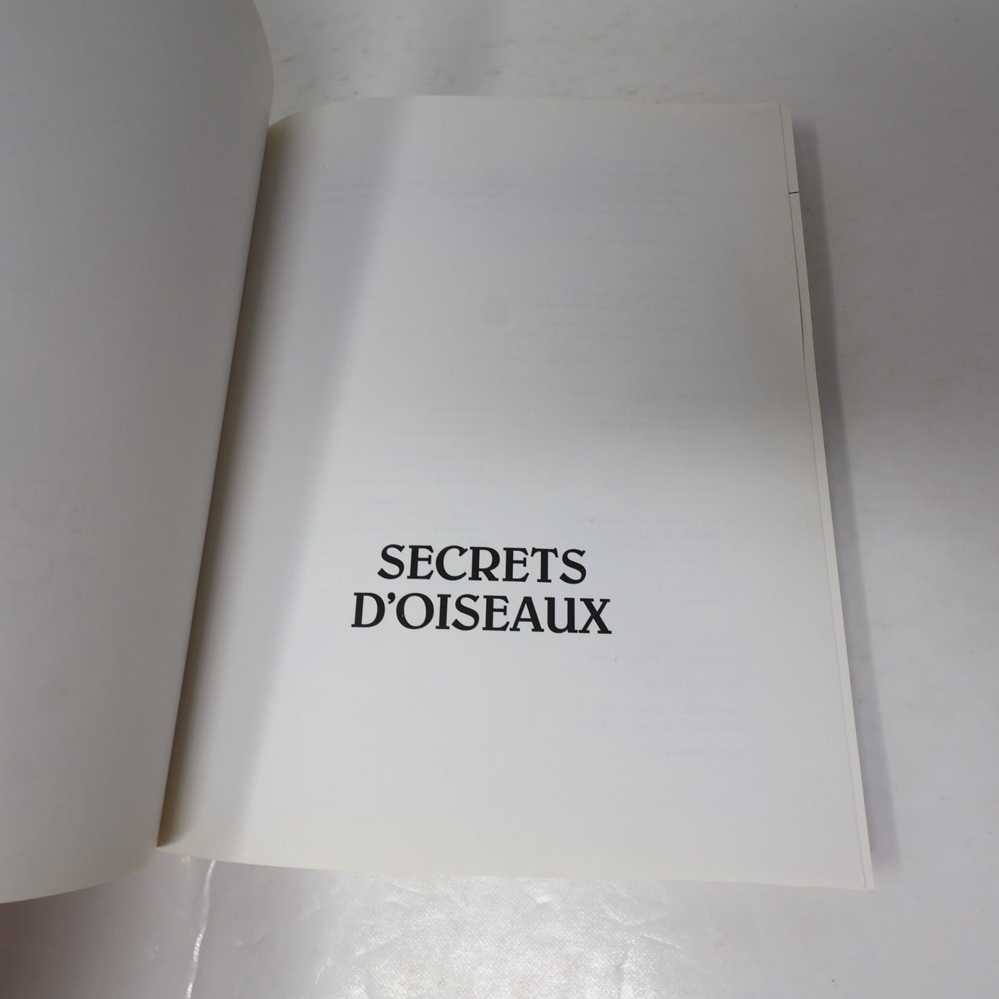 Secrets d'Oiseaux Pierre Gingras Nos Amis les Oiseaux Le Jour 1995 PB Français