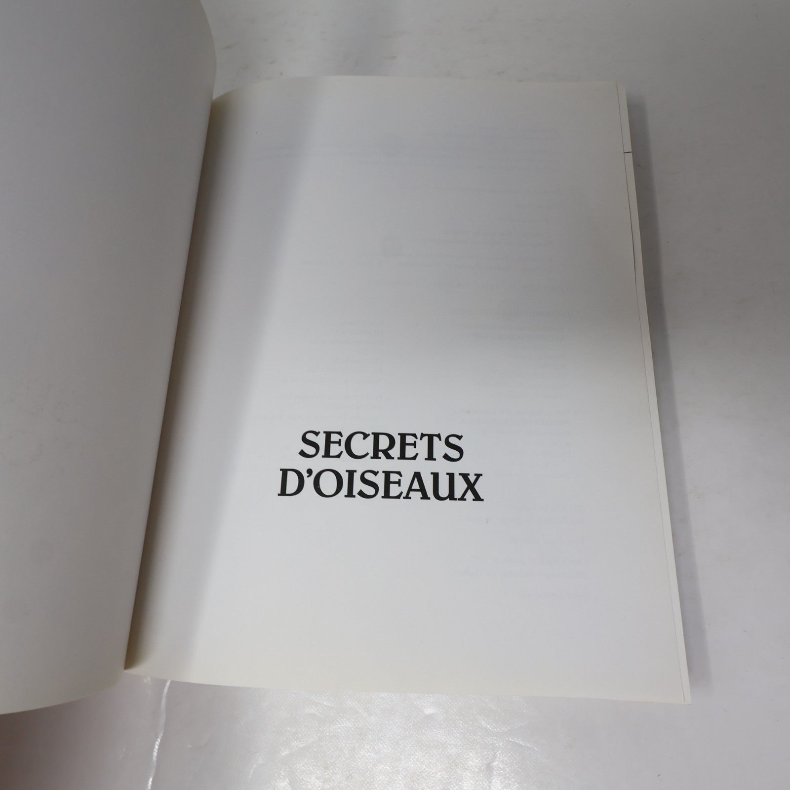 Secrets d'Oiseaux Pierre Gingras Nos Amis les Oiseaux Le Jour 1995 PB Français