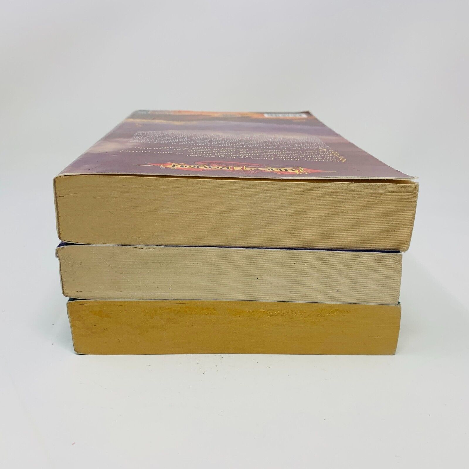 Lancedragon Trilogie La Séquence de la Guerre des Ames Grand Format Lot Livres