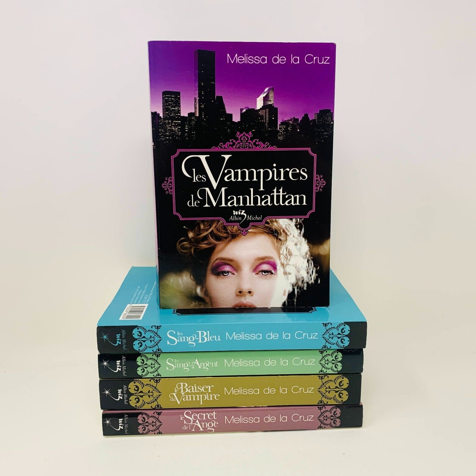 Les Vampires de Manhattan #1-5 de Melissa de la Cruz Lot Français Blue Bloods PB