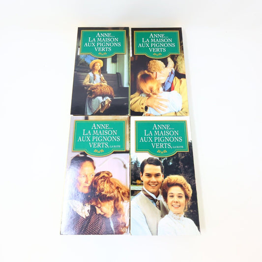 Anne la Maison aux Pignons Verts & la Suite Lot 4 VHS NTSC Testés Megan Follows