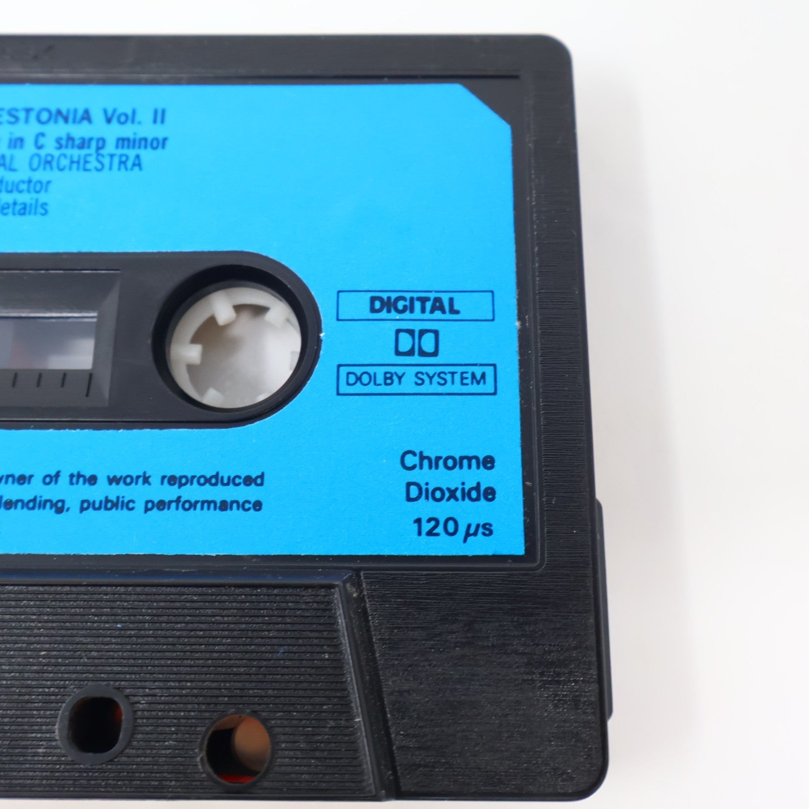 Music From Estonia Volume 2 Cassette Neeme Järvi Lemba/Tobias/Eller/Veljo Tormis