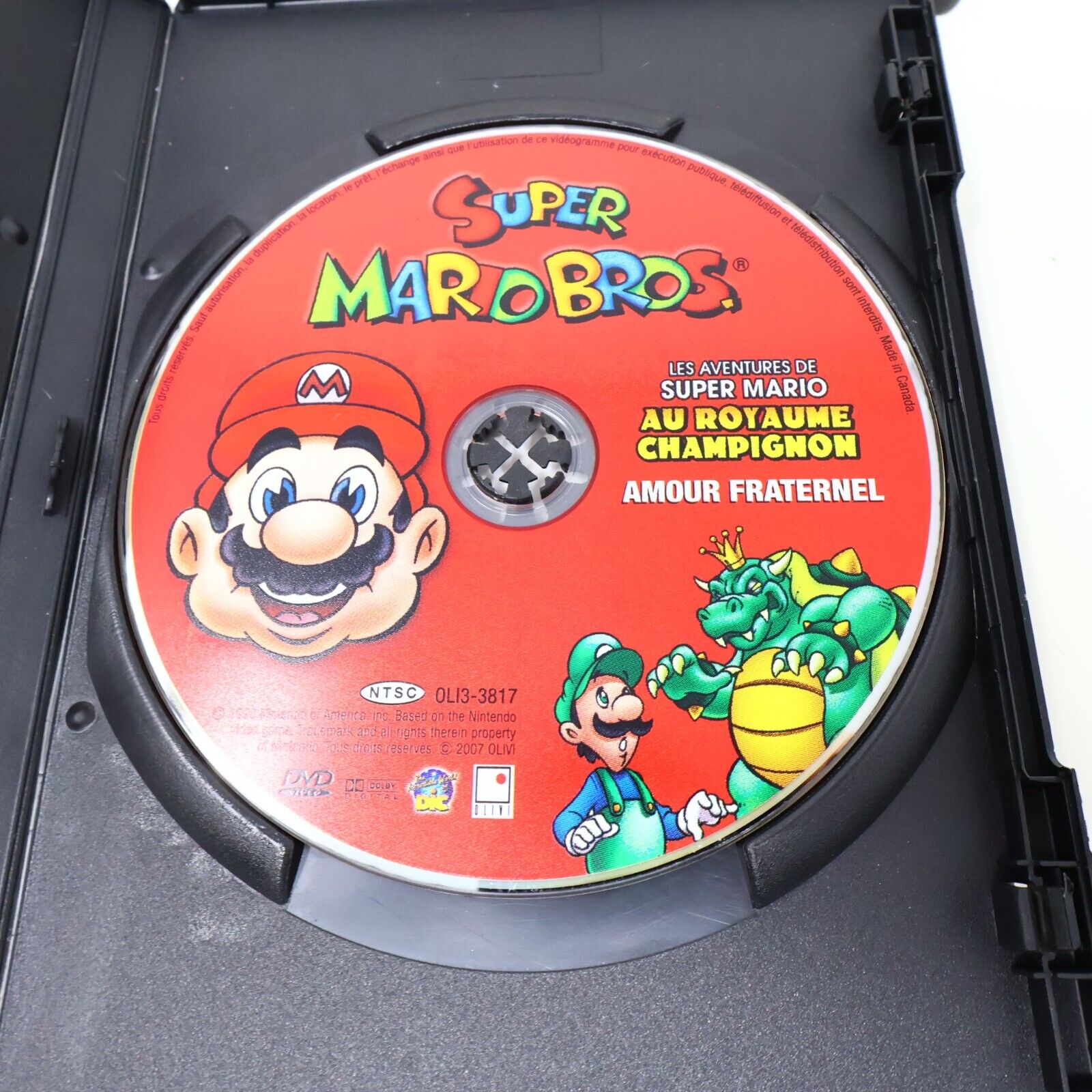 Lot Super Mario Bros DVD La Prison & Amour Fraternel Série TV NTSC Français 2007