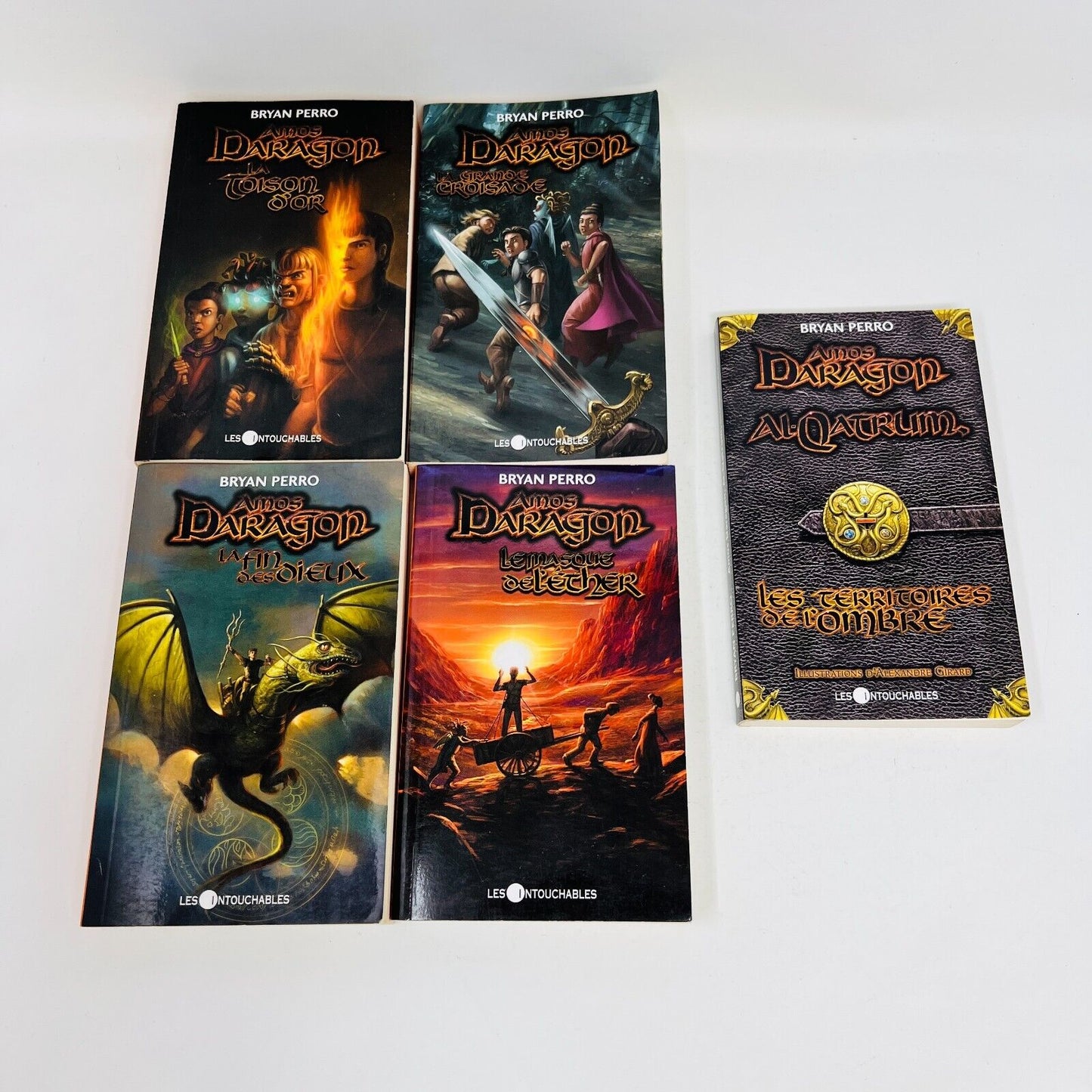 Amos Daragon Série Complète 1-12 + Al-Quatrum Bryan Perro Porteur de Masques Lot