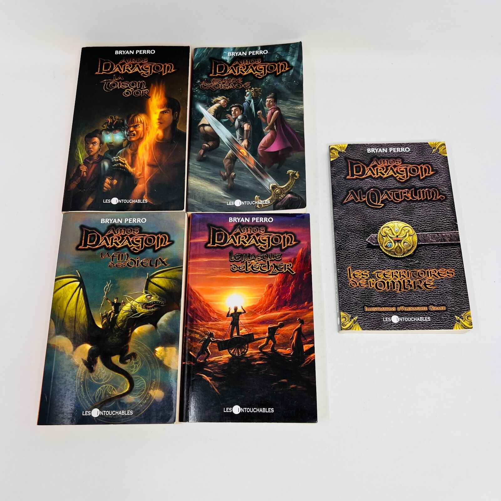 Amos Daragon Série Complète 1-12 + Al-Quatrum Bryan Perro Porteur de Masques Lot