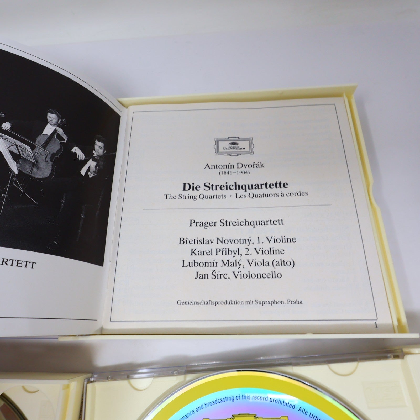 Antonín Dvořák The String Quartets/Die Streichquartette Boxset CD 429 193-2