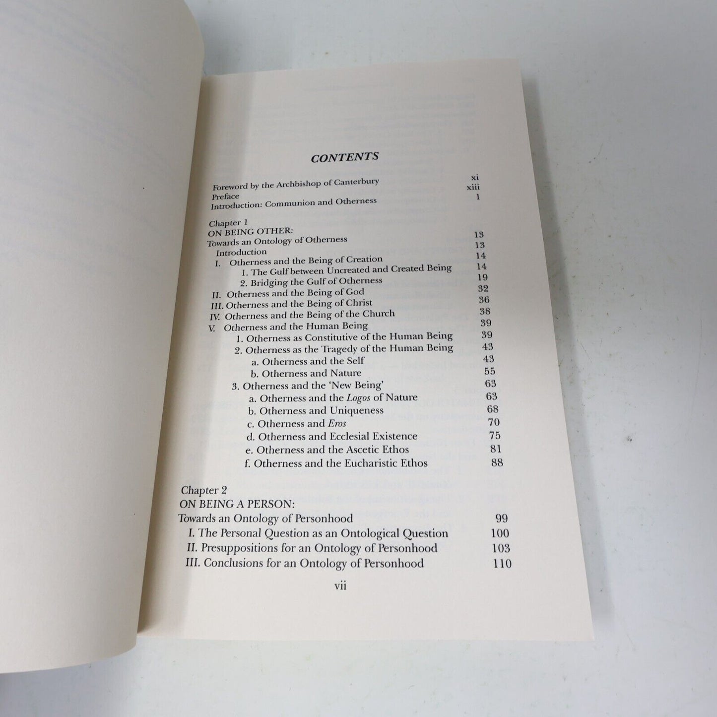 2006 Communion and Otherness John D. Zizioulas Religion Personhood Church Book