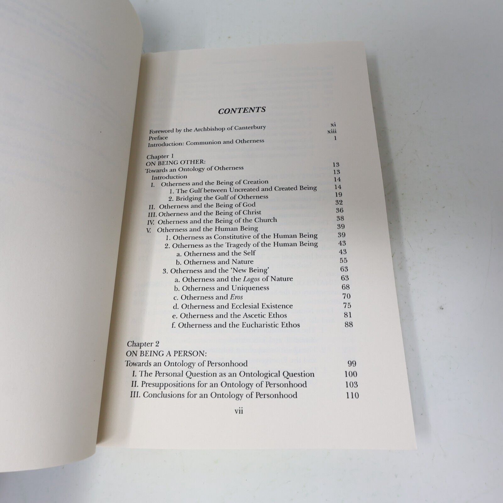 2006 Communion and Otherness John D. Zizioulas Religion Personhood Church Book