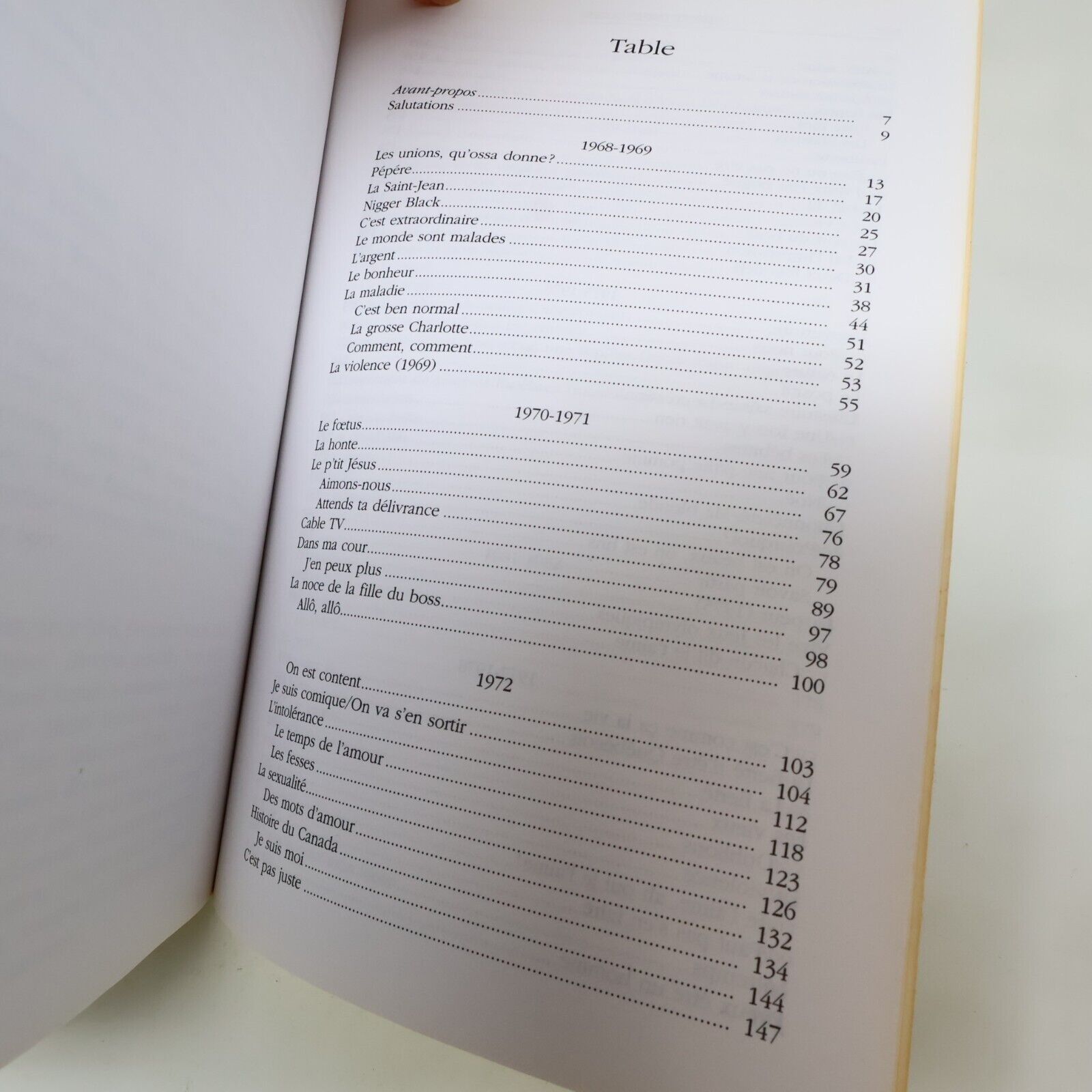 1998 Tout Deschamps Trente Ans de Monologues et de Chansons de Yvon Deschamps PB
