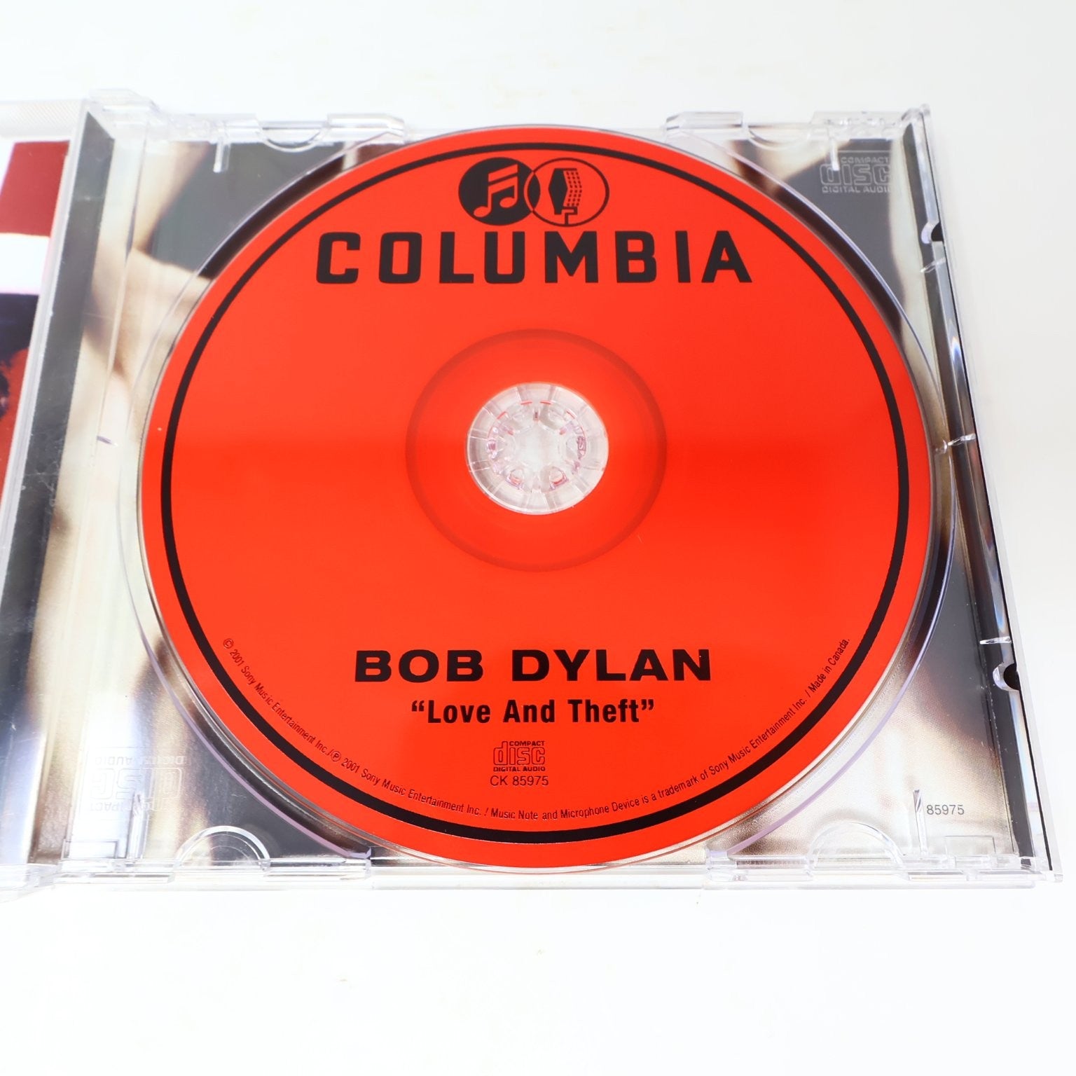 Bob Dylan Love And Theft CD 2001 Columbia Folk Rock CK 85975 Missisipi/Po' Boy